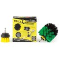 Drillbrush Power Spinning Bath, Tile and Grout Brush with Compact Shower Track S-Y2GO-QC-DB